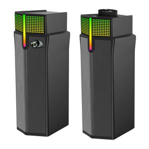 Caixa de Som Redragon Yorick, RGB, 2x2W RMS, Bluetooth, Preto, GS511
