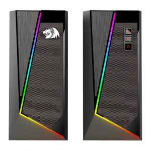 Caixa de Som Gamer Redragon Anvil RGB USB/P2 Preto, GS520