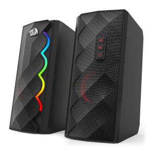 Caixa de Som Redragon Cipher, RGB, 2x5W RMS, Preto, GS522