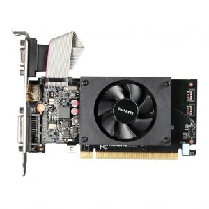 Placa de Video Gigabyte GeForce GT 710 2GB DDR3 Low Profile 64-bit, GV-N710D3-2GL
