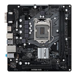 Placa Mae AsRock H470M-HVS, DDR4, LGA 1200, M-ATX, Chipset intel H470, H470M-HVS