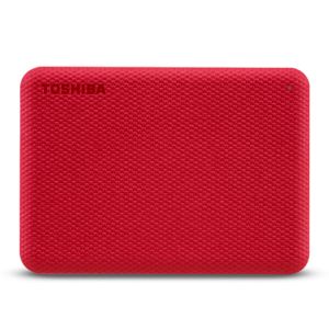 HD Externo Toshiba Canvio Advance, 2TB, Vermelho, USB 3.0, HDTCA20XR3AA