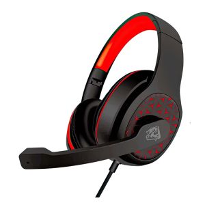 Headset ELG EMPEROR, Driver 40mm, Preto e Vermelho, HGE01