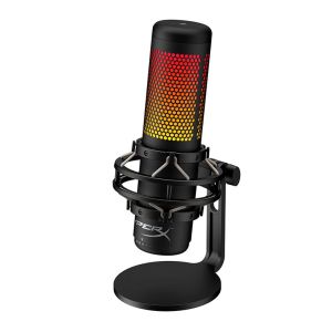 Microfone HyperX QuadCast S, RGB, USB, Preto, HMIQ1S-XX-RG G | Pichau