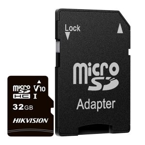 Cartao de Memoria Hikvision C1, 32GB, Micro SDXC + Adaptador, HS-TF-C1-32GB