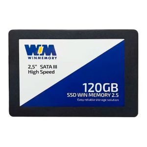 SSD Win Memory, 120GB, 2.5, Sata III 6GB/s, Leitura 520MB/s SSD Win Memory, 120GB, 2.5, Sata III 6GB/s, Leitura 520MB/s