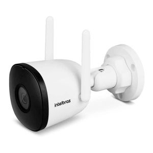 Camera de Monitoramento Intelbras IM5 SC + MicroSD 32GB, Full HD, Wi-Fi, Branca, IM5SC-C-SD32GB