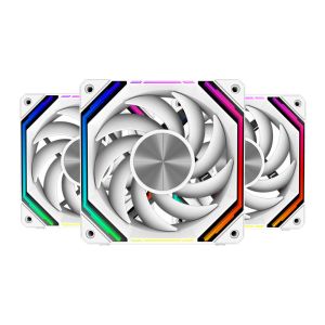 Kit Ventoinhas Aigo Darkflash Infinity 32, ARGB, 3x120mm, Branco, INF32-ARGB-3WH