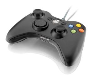 Controle Gamer Multi Xpad Dual Shock Xbox360/PC USB Preto, JS063