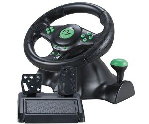 Volante Multi 4 Em 1 Para Xbox 360 PS2 PS3 E PS Com Pedal E Marcha, JS075