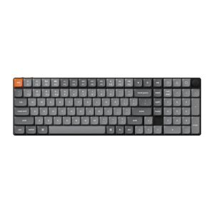 Teclado Mecanico Keychron K17 Max, RGB, Wireless, Switch Gateron Blue, Preto, K17M-H2 Teclado Mecanico Keychron K17 Max, RGB, Wireless, Switch Gateron Blue, Preto, K17M-H2