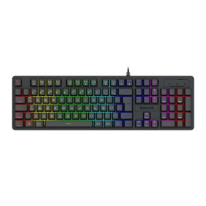 Teclado Gamer Redragon Netherbane, Rainbow, Preto, K521-R-PT