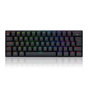 Teclado Mecanico Gamer Redragon Draconic PRO, RGB, ABNT2 60%, Switch Vermelho, Preto, K530RGB-PRO-(PT-RED)