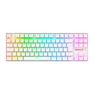 Teclado Mecanico Redragon Kumara Pro, RGB, Wireless, Switch Marrom, Branco, K552RGB-BRS-W-PRO Teclado Mecanico Redragon Kumara Pro, RGB, Wireless, Switch Marrom, Branco, K552RGB-BRS-W-PRO