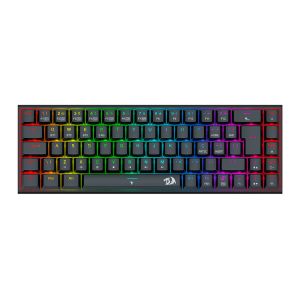 Teclado Mecanico Gamer Redragon Ryze Pro, RGB, Wireless, Switch Brown, K633RGB-PRO-PT-BROWN