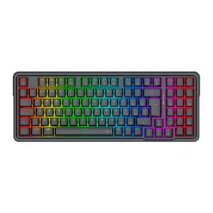 Teclado Mecanico Gamer Redragon Gloria, RGB, ABNT2, Switch Marrom