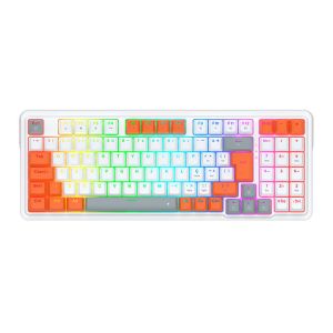 Teclado Mecanico Gamer Redragon Gloria, RGB, Switch Red, K664WOG-RGB-PT-RED