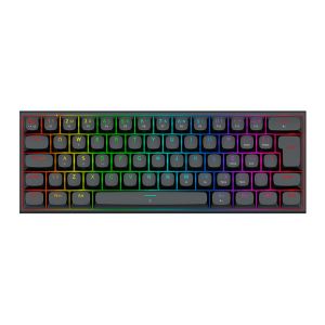 Teclado Magnetico Redragon Fidd, RGB, ABNT2, Switch Pink, Preto, K683-RGB-PT