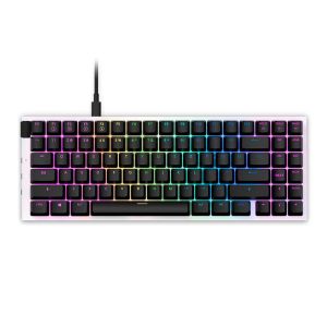 Teclado Mecanico Gamer NZXT Function Mini TKL, RGB, Switch Vermelho, Branco, KB-175US-WR