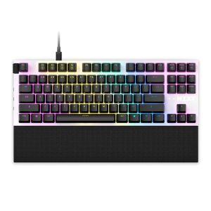 Teclado Mecanico Gamer NZXT Function Tenkeyless, RGB, Switch Vermelho, Branco, KB-1TKUS-WR
