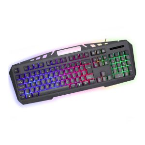 Teclado Gamer K-MEX Spartacus KB-A328, Rainbow, ABNT2, Preto, KBA328U00010B0X