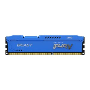 Memoria Kingston Fury Beast, 4GB (1x4GB), DDR3, 1600MHz, C10, Azul, KF316C10B/4