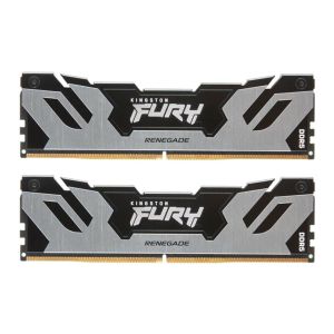 Memoria Kingston Fury Renegade, 32GB (2x16GB), DDR5, 6000MHZ, C32, Preta e Prata, KF560C32RSK2-32
