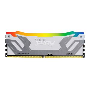 PRE VENDA - Memoria Kingston Fury Renegade, RGB, 24GB (1x24GB), DDR5, 8800MT/s, CL42, Branco, KF588CU42RWA-24 PRE VENDA - Memoria Kingston Fury Renegade, RGB, 24GB (1x24GB), DDR5, 8800MT/s, CL42, Branco, KF588CU42RWA-24