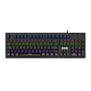Teclado Mecanico K-Mex Dracarys KGDB, RGB, ABNT2, Switch Azul, Preto, KGDB28U0001CB0X