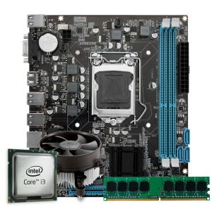 Pichau Kit, Intel Core i3-3240, H61 DDR3, 8GB