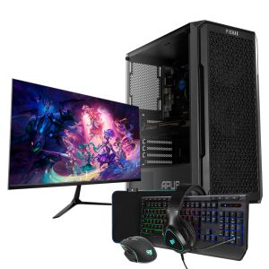 PC Gamer Completo Pichau, Intel i5-12400F, GeForce GTX 1650 4GB, 16GB DDR4, SSD M.2 480GB + Monitor + Kit Periféricos