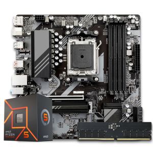 Pichau Kit upgrade, AMD Ryzen 5 7600, B650M DDR5, 32GB DDR5