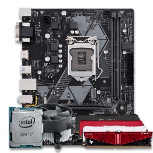 Pichau Kit Upgrade, Intel i7-8700, H310M, 8GB DDR4