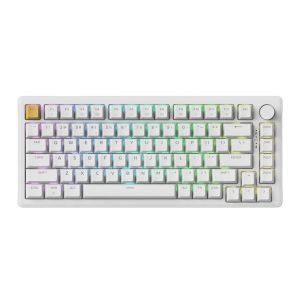 Teclado Mecanico Keychron J2, RGB, Wireless, Switch Banana, Branco, KJ2-Q4 Teclado Mecanico Keychron J2, RGB, Wireless, Switch Banana, Branco, KJ2-Q4