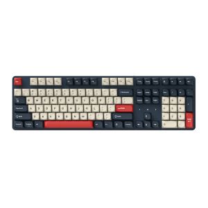 Teclado Mecanico Keychron J5, RGB, Wireless, Switch Banana, Azul Escuro, KJ5-H4Z Teclado Mecanico Keychron J5, RGB, Wireless, Switch Banana, Azul Escuro, KJ5-H4Z