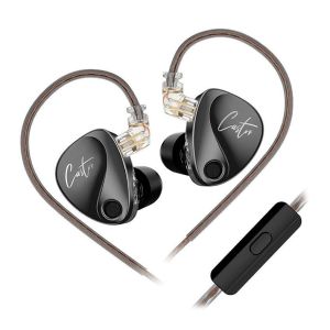 PRE VENDA - Fone de Ouvido KZ Castor, Com Microfone, Preto, KZ-CASTM-BK PRE VENDA - Fone de Ouvido KZ Castor, Com Microfone, Preto, KZ-CASTM-BK