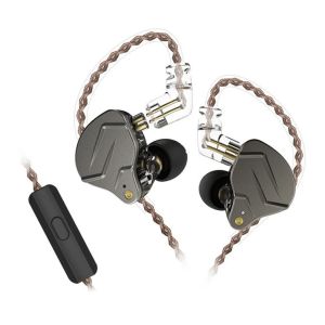 PRE VENDA - Fone de Ouvido KZ ZSN Pro, Com Microfone, Preto, KZ-ZSNPROM-BK PRE VENDA - Fone de Ouvido KZ ZSN Pro, Com Microfone, Preto, KZ-ZSNPROM-BK