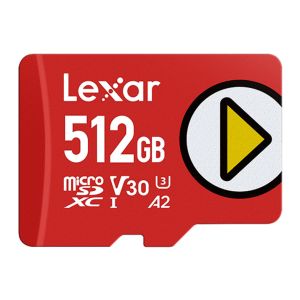 Cartao de Memoria Lexar Play, 512GB, MicroSDXC, UHS-I, LMSPLAY512G-BNSNG