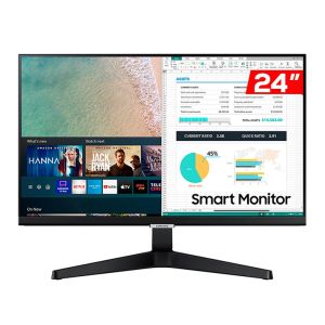 Monitor Smart Samsung M5, 24, IPS, FHD, 14ms, 60Hz, Bluetooth, HDR, HDMI, LS24AM506NLMZD