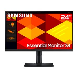 Monitor Gamer Samsung Essential S4, 24 Pol, IPS, FHD, 100Hz, HDMI/DP, LS24D400GALMZD