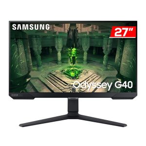 Monitor Gamer Samsung Odyssey G40, 27 Pol., IPS, FHD, 1ms, 240Hz, FreeSync Premium/G-Sync, HDMI/DP, LS27BG400ELXZD