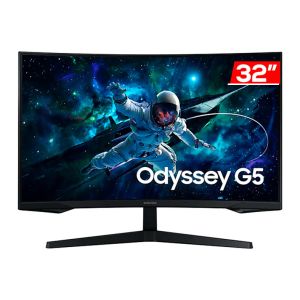 Monitor Gamer Samsung Odyssey G5, 32 Pol, VA, QHD, 1ms, 165Hz, FreeSync, HDMI/DP, LS32CG552ELMZD