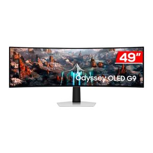 Monitor Gamer Samsung Odyssey OLED G9, 49 Pol, Curvo, Dual QHD, 0,03ms, 240Hz, FreeSync Premium PRO, DP/HDMI, LS49CG930SLXZD
