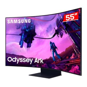 Monitor Samsung Odyssey ARK 55 Pol. VA Curvo, UHD 4K, 1ms, 165Hz, FreeSync Premium, HDMI/DP, LS55BG970NLXZD