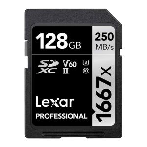 【ゼオゼオ】Lexar 2933x 128GB XQD カード Cartao de Memoria Lexar Professional Silver Series, 128GB, SDXC