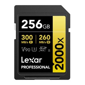 Cartao de Memoria Lexar Professional 2000X, 256GB, SDXC, UHS-II, LSD2000256G-BNNNU Cartao de Memoria Lexar Professional 2000X, 256GB, SDXC, UHS-II, LSD2000256G-BNNNU