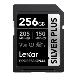 Cartao de Memoria Lexar Professional Silver Plus, 256GB, SDXC, UHS-I, LSDSIPL256G-BNNNG