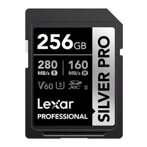 Cartao de Memoria Lexar Professional Silver Pro, 256GB, SDXC UHS-II, LSDSIPR256G-BNNNU