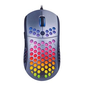 Mouse Gamer 1STPlayer M6, RGB, 10000DPI, 6 Botoes, Cinza, M6RGB