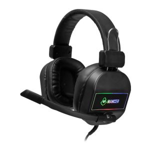 Headset Gamer Mancer Bassex, Drivers 50mm, Preto, MCR-BSS-BL01
